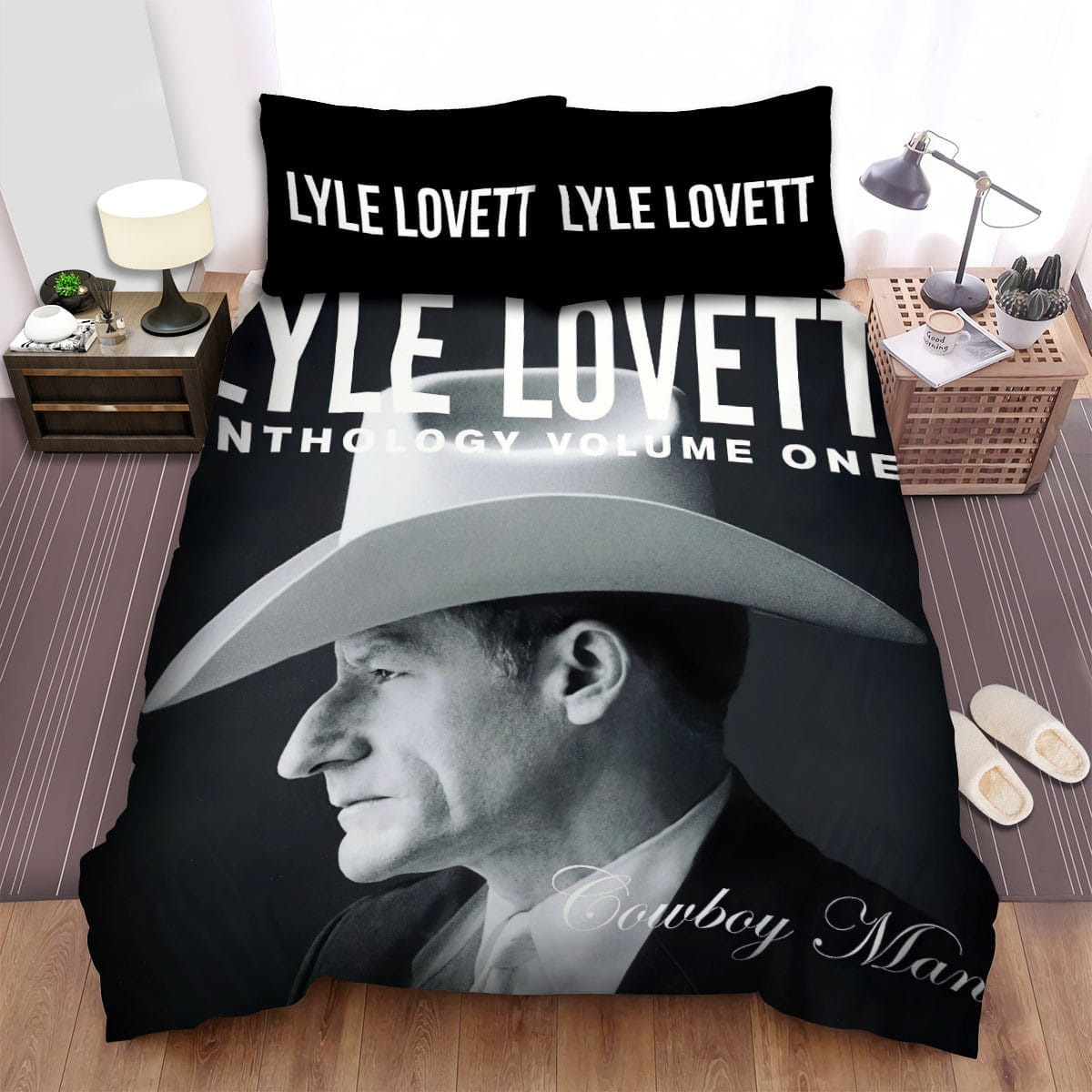 Lyle Lovett Antholoogy Bedding Sets, Flatsheet Gift For Wife, Husband, Besties