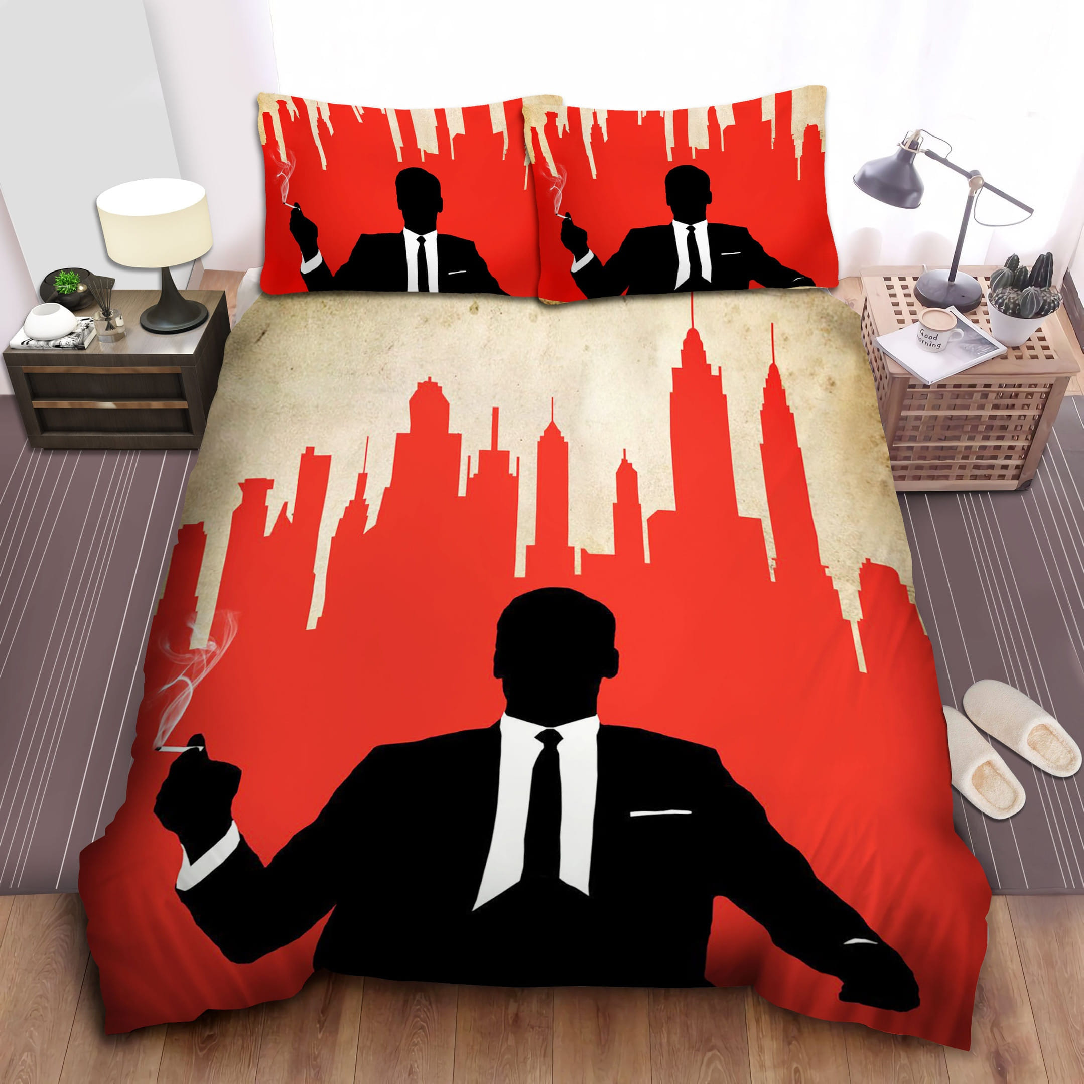 Mad Men Don Draper Bedding Sets Duvet Cover, Flatsheet, Pillowcases For Every Bedroom