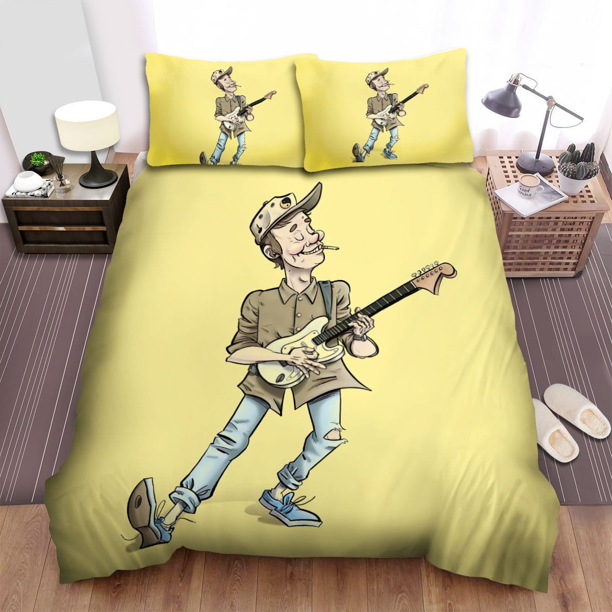 Mac Demarco Painting Art Bedding Sets Duvet Cover, Flatsheet, Pillowcases Perfect Gift For Fans