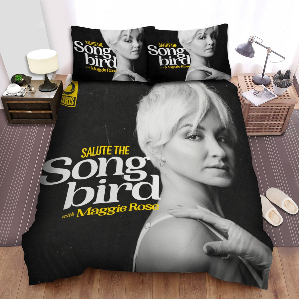 Maggie Rose Black Bedding Sets Duvet Cover, Flatsheet, Pillowcases For Every Bedroom
