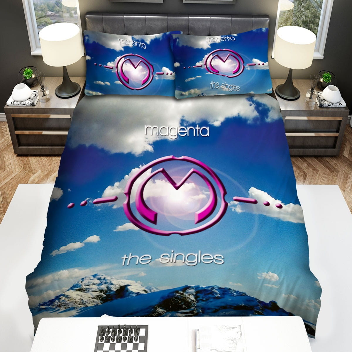 Magenta The Singles Bedding Set, Gift For Christmas, Birthday, Thanksgiving