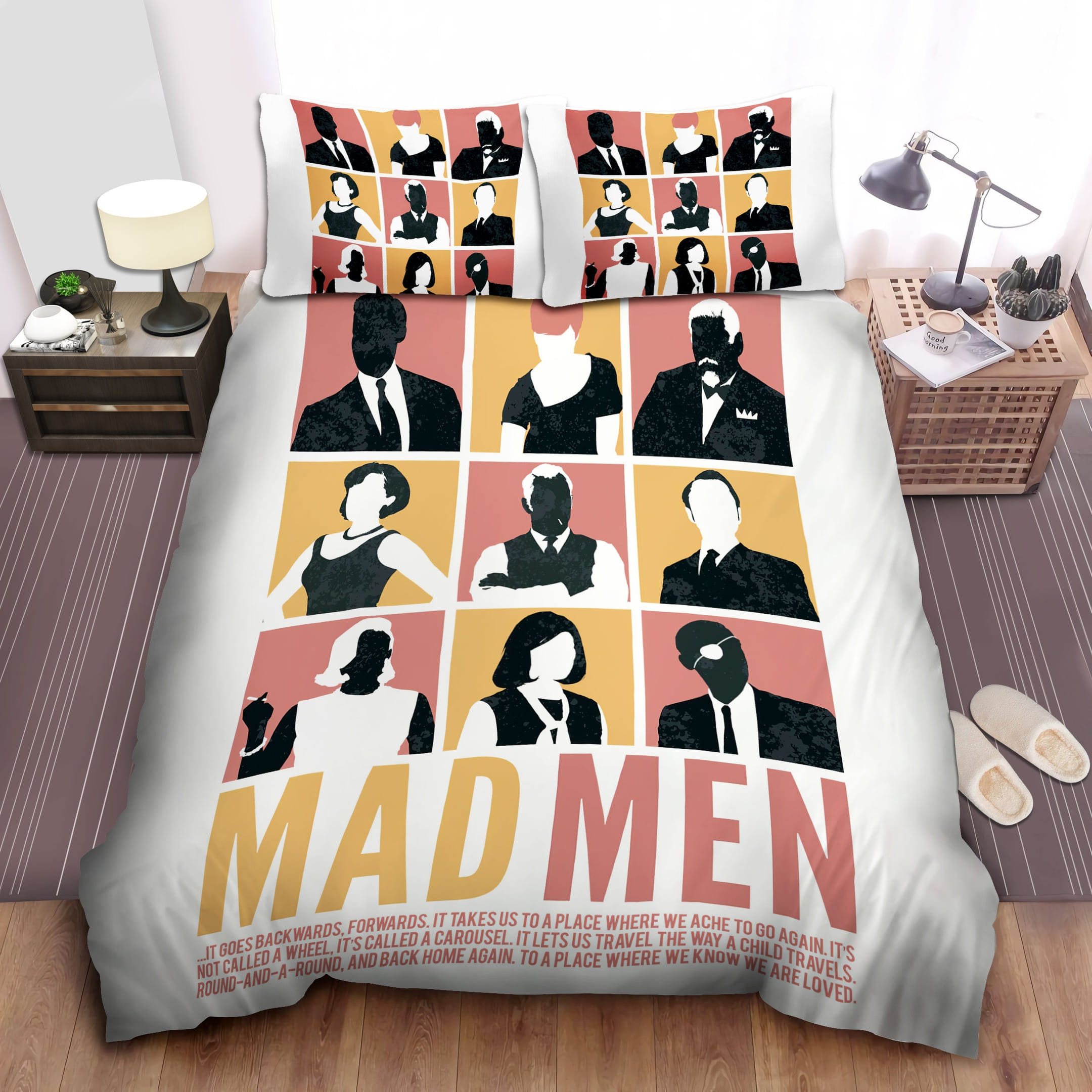 Mad Men The Characters Bedding Set, Gift For Christmas, Birthday, Thanksgiving