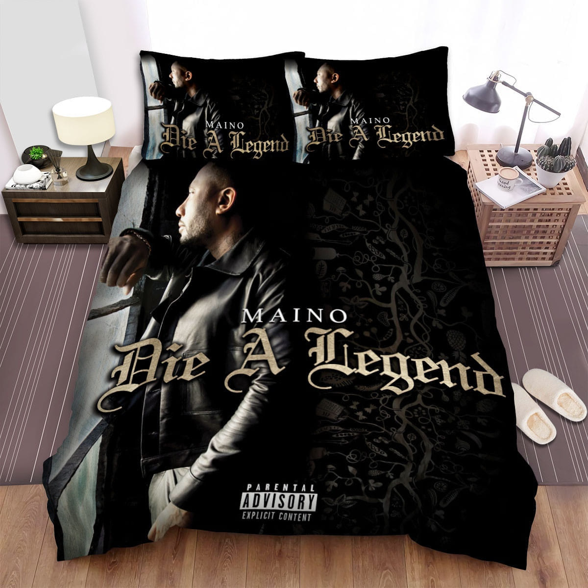 Maino Album Die A Legend Bedding Sets, Flatsheet Gift For Wife, Husband, Besties