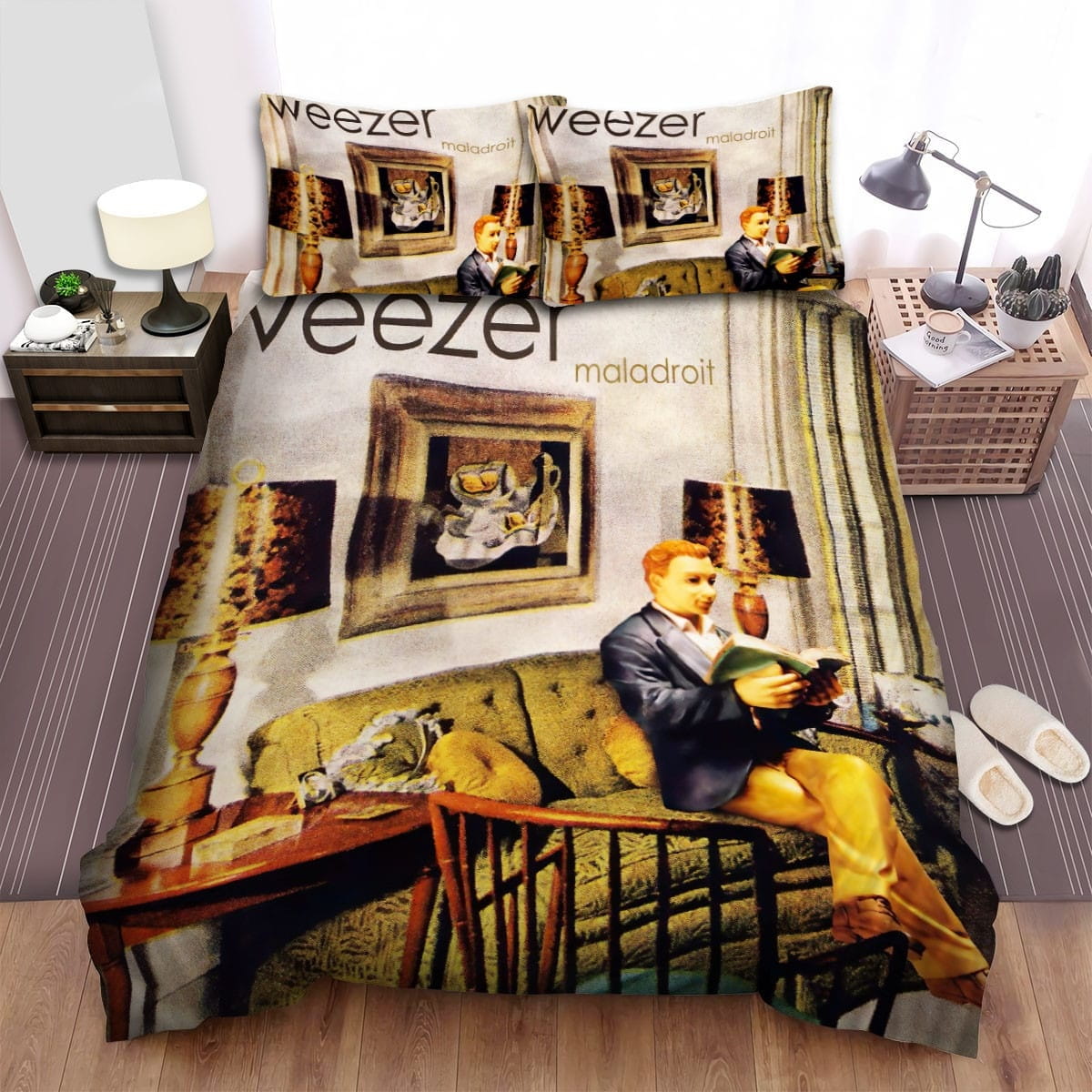 Maladroit Weezer Decorative Bedding Sets with Duvet Cover, Flatsheet, Pillowcases