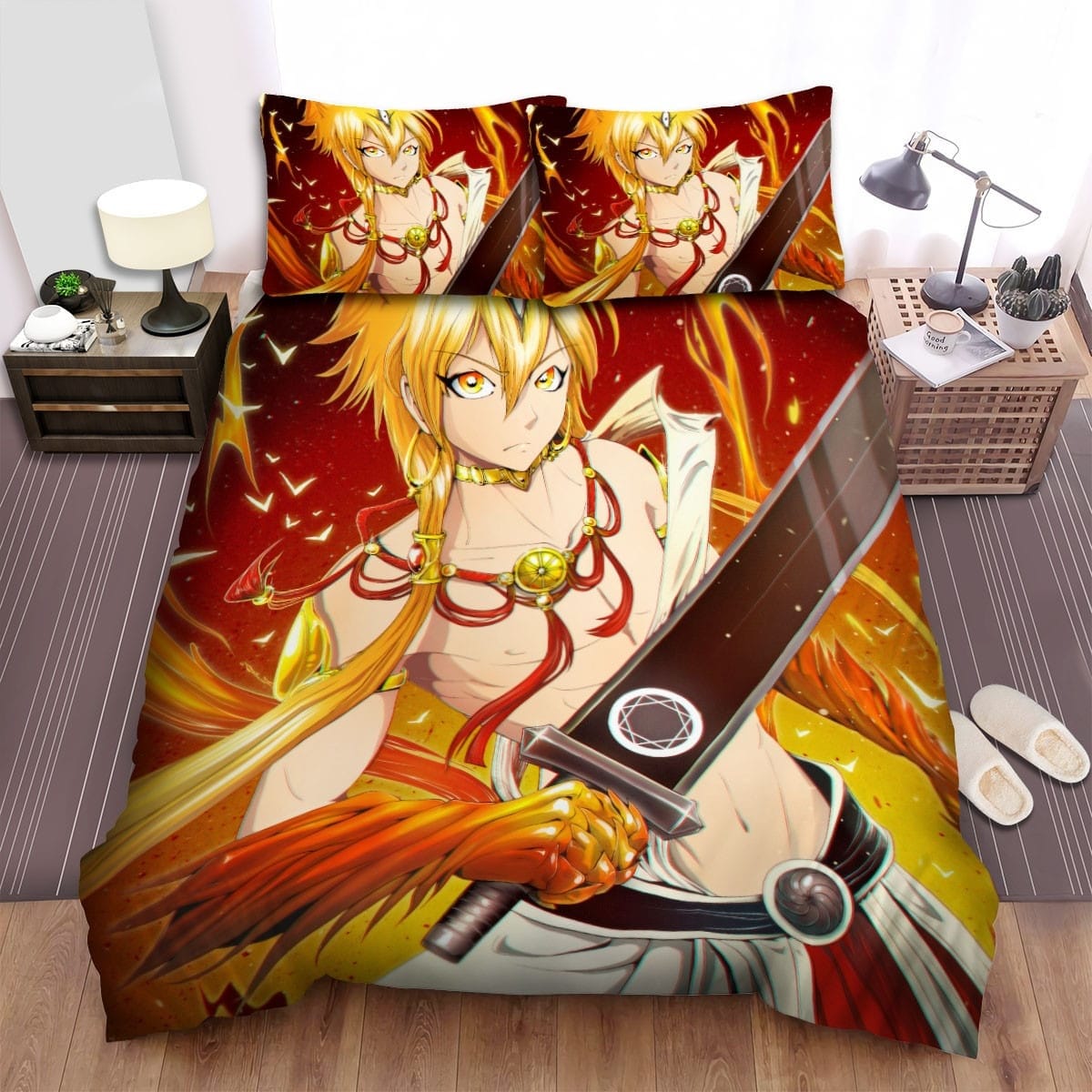 Magi Alibaba Djinn Equip Bedding Sets Duvet Cover, Flatsheet, Pillowcase For Your Lover