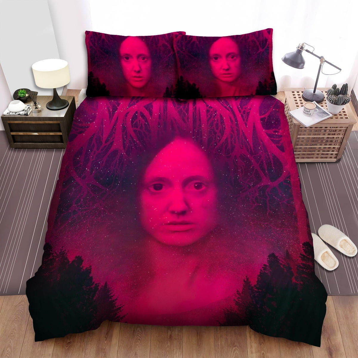 Mandy (I) Mandy Movie Art Decorative Bedding Sets with Duvet Cover, Flatsheet, Pillowcases