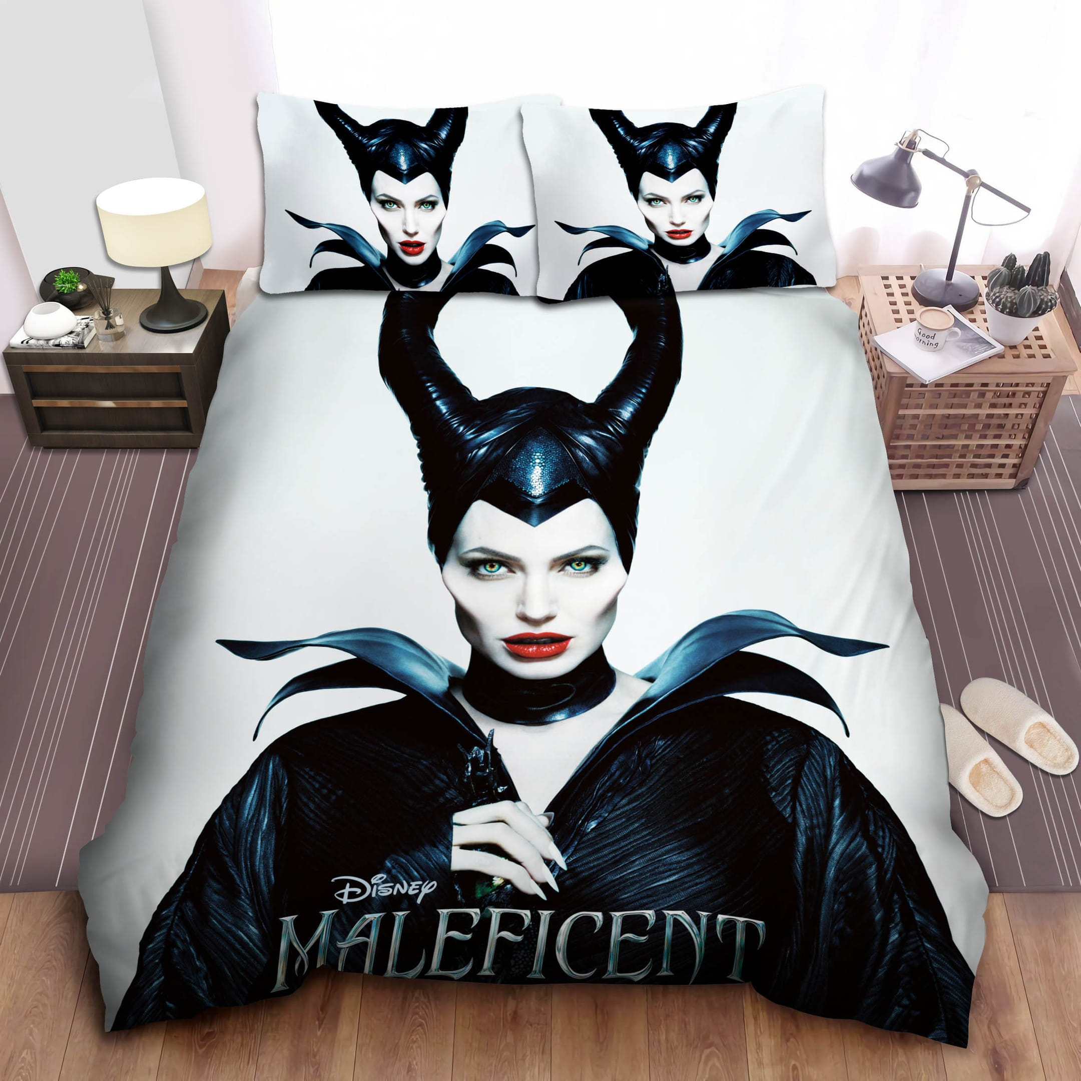 Maleficent Bedding Sets, Flatsheet Gift For Christmas, Thanksgiving, Halloween