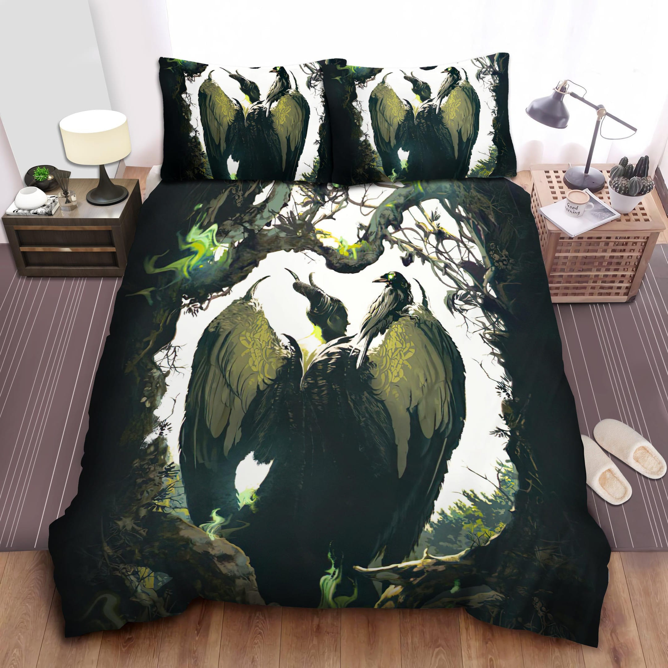 Maleficent Bedding Sets Duvet Cover, Flatsheet, Pillowcases Perfect Gift For Fans