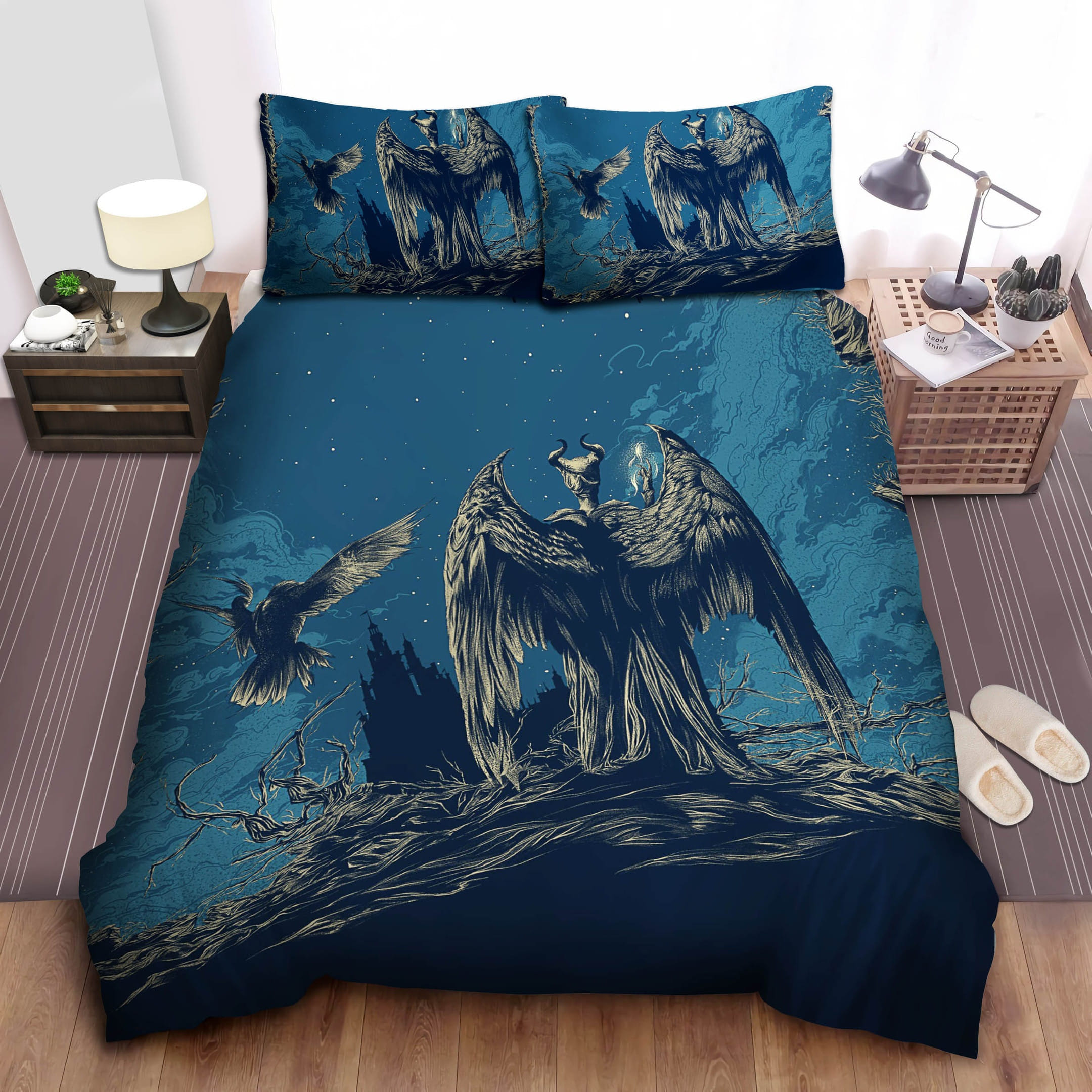 Maleficent Bedding Sets, Flatsheet Gift For Wife, Husband, Besties