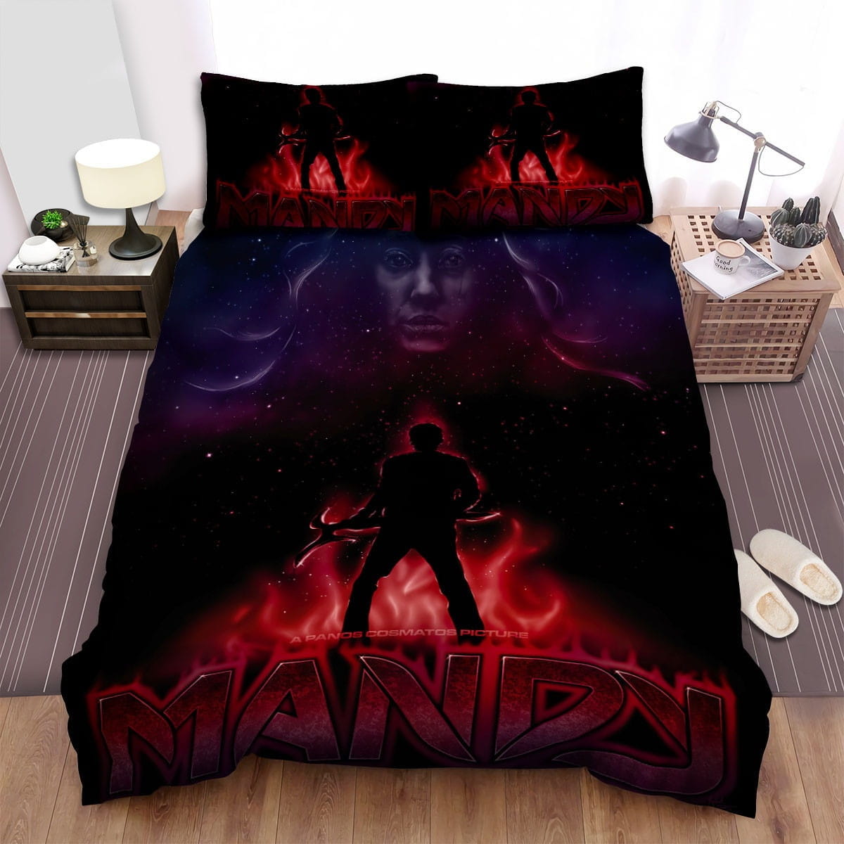 Mandy (I) Movie Art Bedding Sets Duvet Cover, Flatsheet, Pillowcases Perfect Gift For Fans