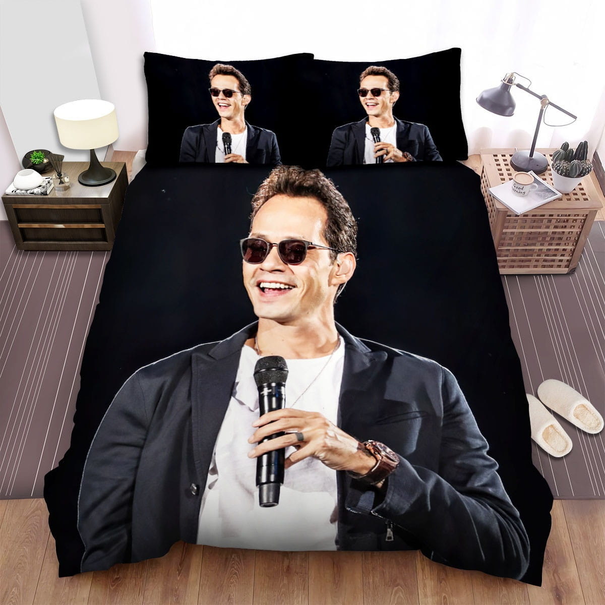 Marc Anthony Glasses Micro Bedding Sets Duvet Cover, Flatsheet, Pillowcases For Every Bedroom