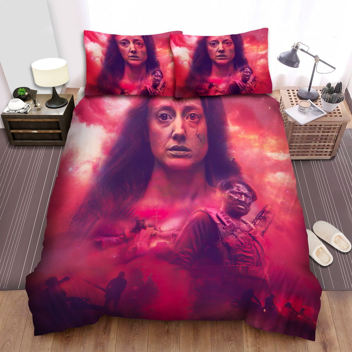 Mandy (I) Movie Poster Bedding Sets, Flatsheet Gift For Wife, Husband, Besties