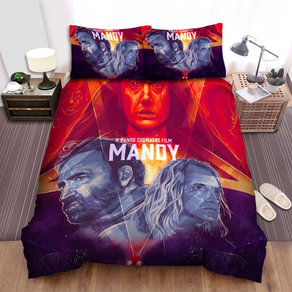 Mandy (I) Movie Art 7 Decorative Bedding Sets with Duvet Cover, Flatsheet, Pillowcases