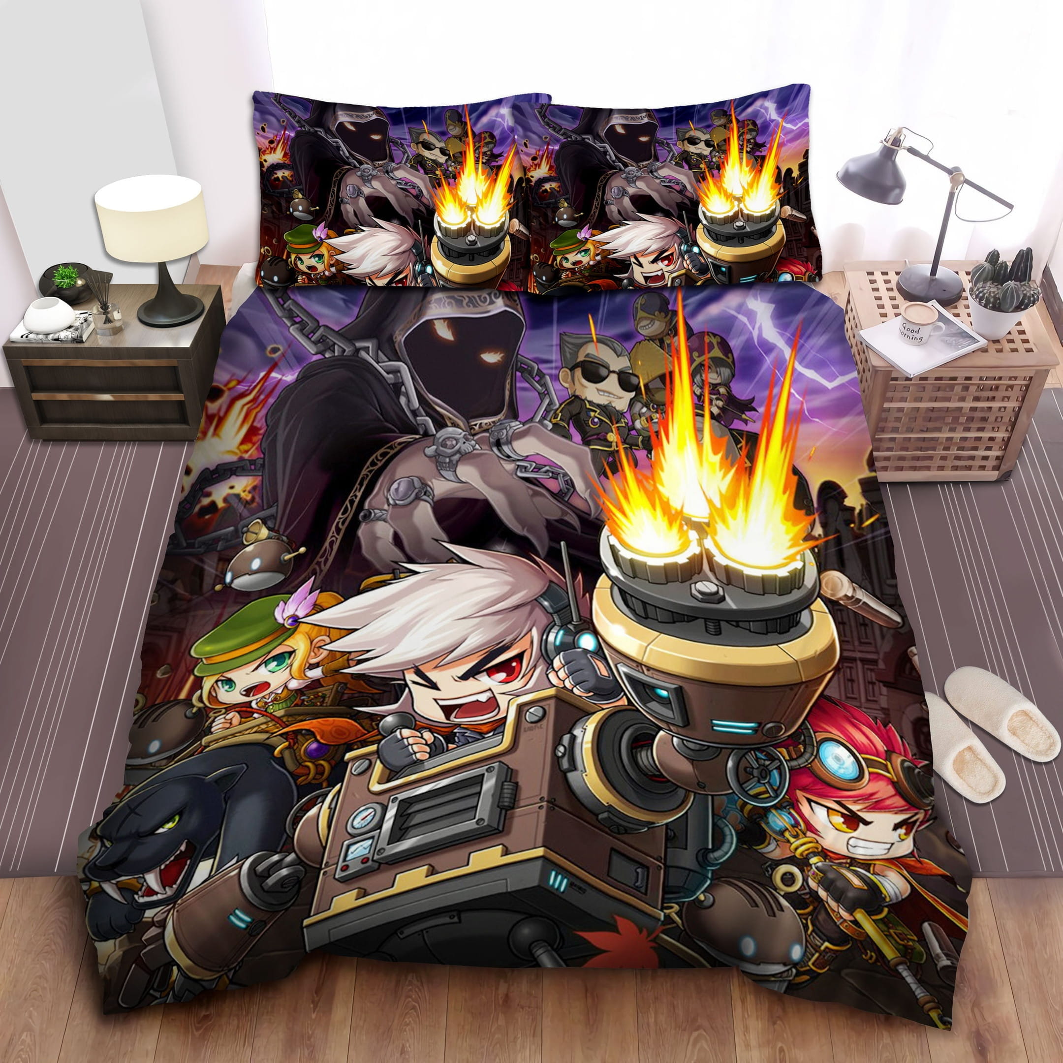 Maplestory Resistance Bedding Sets, Flatsheet Gift For Wife, Husband, Besties