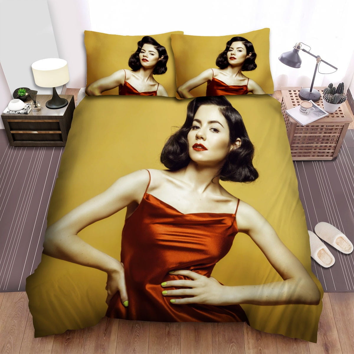 Marina And The Diamonds Bedding Sets Duvet Cover, Flatsheet, Pillowcase For Your Lover