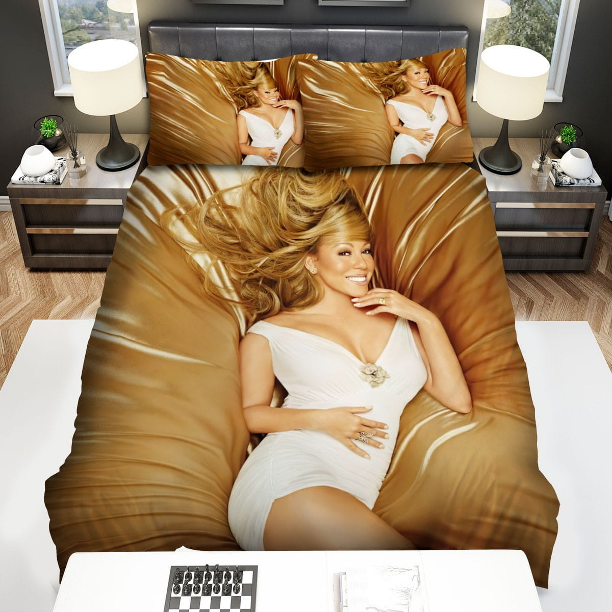 Mariah Carey Bedding Sets Duvet Cover, Flatsheet, Pillowcases Perfect Gift For Fans
