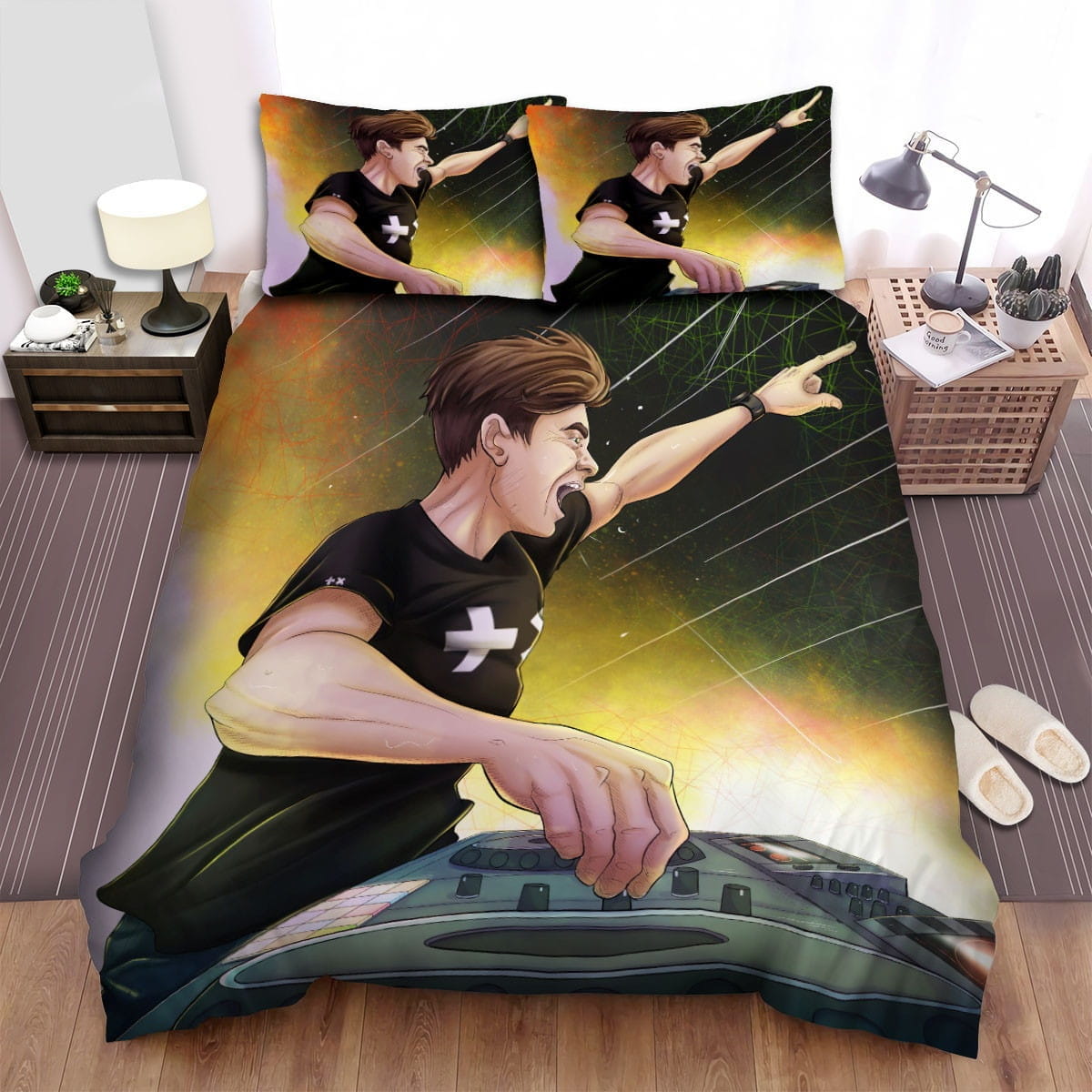 Martin Garrix Onstage Bedding Sets Duvet Cover, Flatsheet, Pillowcase For Your Lover