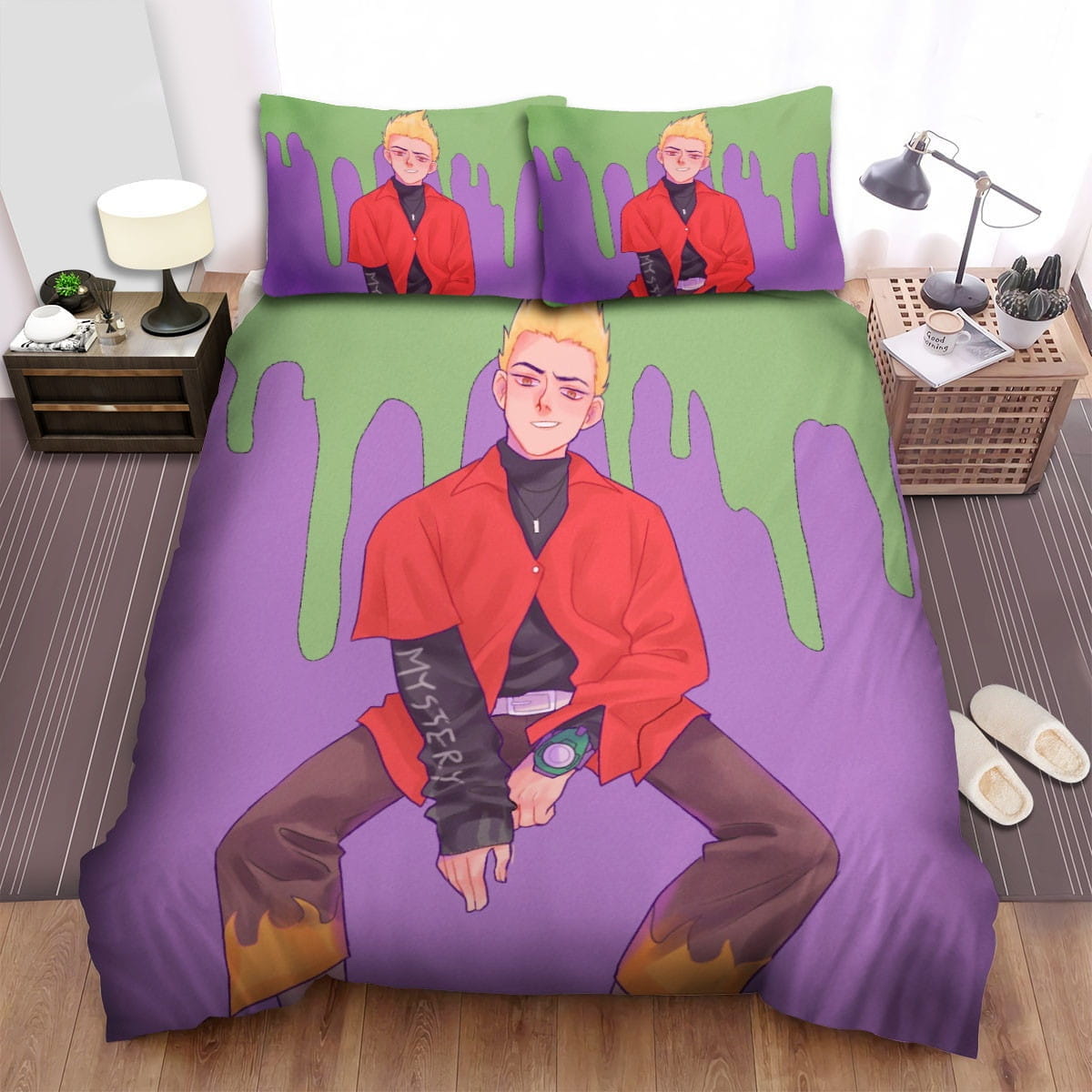 Martin Mystery Digital Art Bedding Sets, Flatsheet Gift For Christmas, Thanksgiving, Halloween