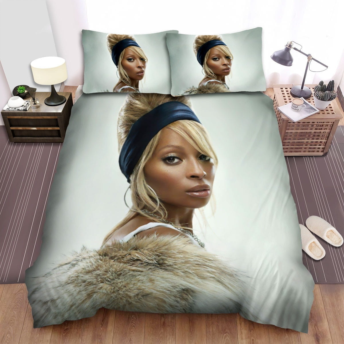 Mary J. Blige Bedding Sets, Flatsheet Gift For Wife, Husband, Besties