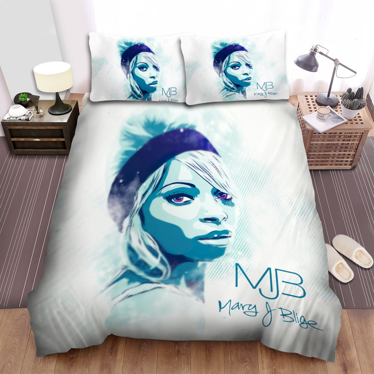 Mary J. Blige Bedding Sets Duvet Cover, Flatsheet, Pillowcase For Your Lover