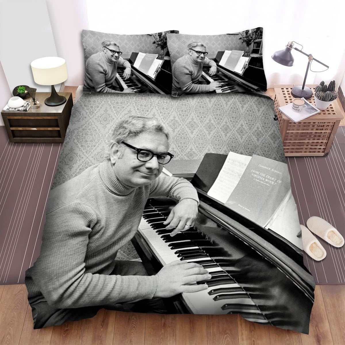 Marvin Hamlisch Now Bedding Sets, Flatsheet Gift For Christmas, Thanksgiving, Halloween