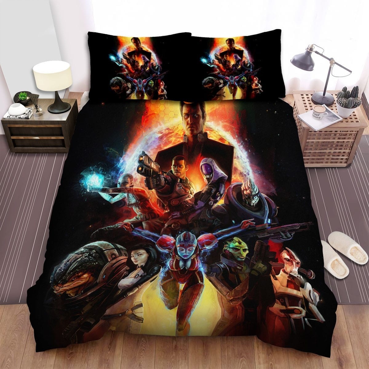 Mass Effect Characters Bedding Sets Duvet Cover, Flatsheet, Pillowcases For Every Bedroom