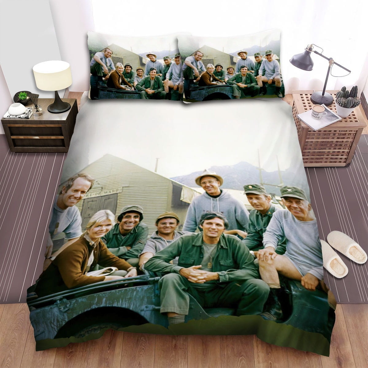 M*A*S*H Movie Poster 3 Decorative Bedding Sets with Duvet Cover, Flatsheet, Pillowcases