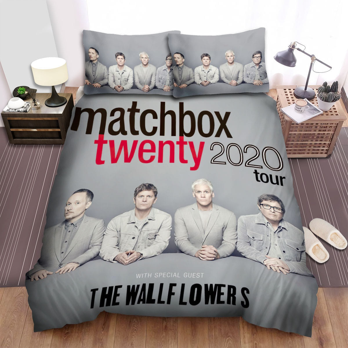 Matchbox Twenty In Suit Decorative Bedding Sets with Duvet Cover, Flatsheet, Pillowcases
