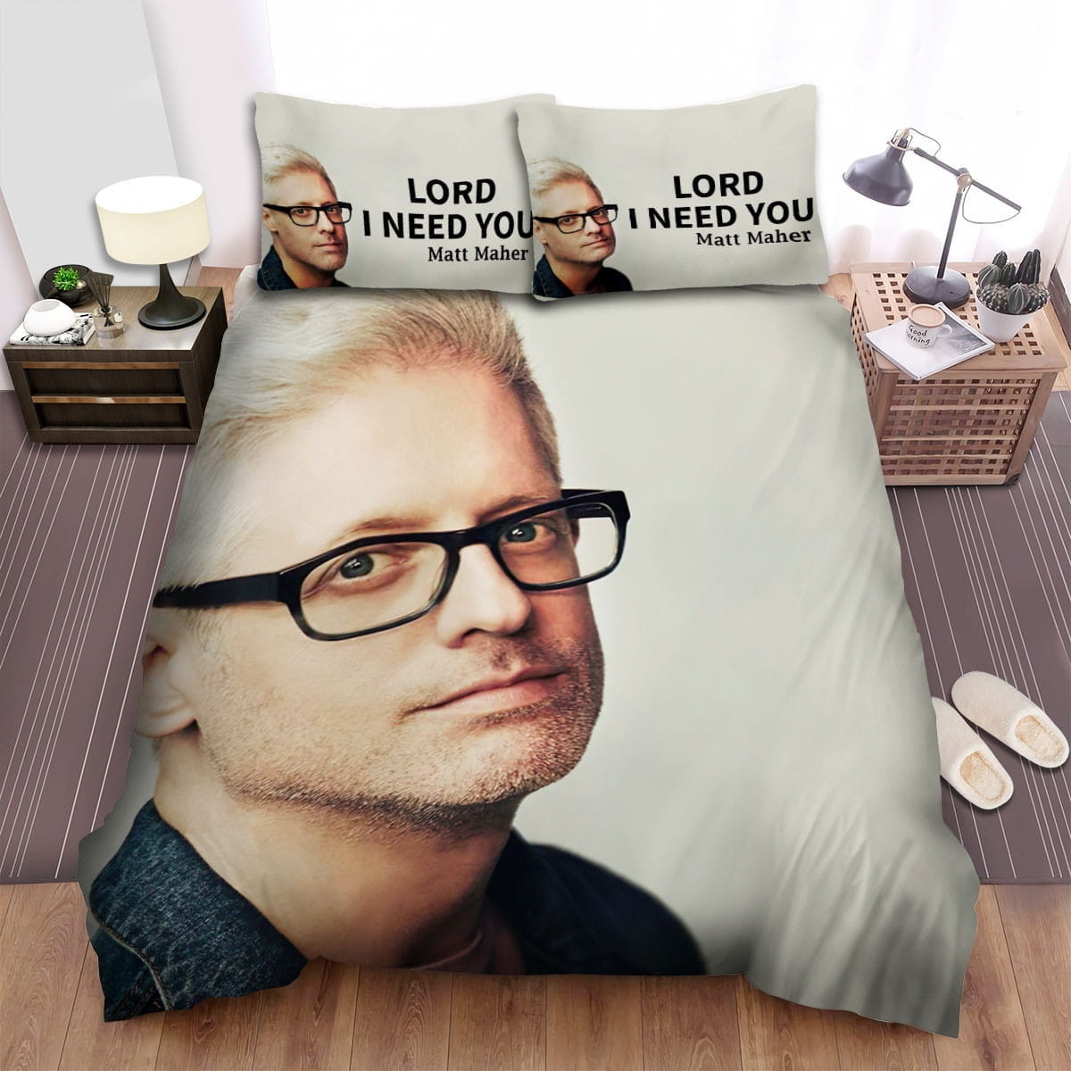Matt Meher Lord I Need You Decorative Bedding Sets with Duvet Cover, Flatsheet, Pillowcases