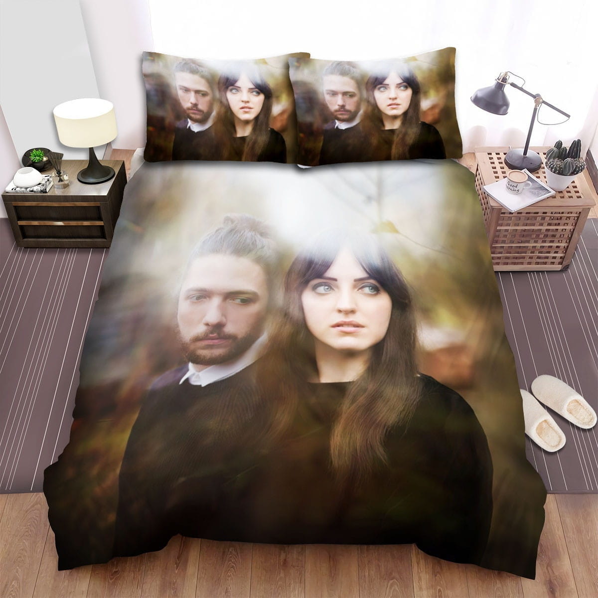 Meadowlark Portrait Art Bedding Sets Duvet Cover, Flatsheet, Pillowcases Perfect Gift For Fans