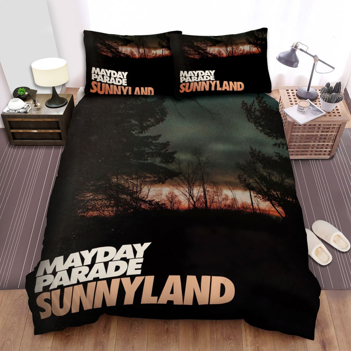 Mayday Parade Sunnyland Bedding Sets Duvet Cover, Flatsheet, Pillowcases For Every Bedroom