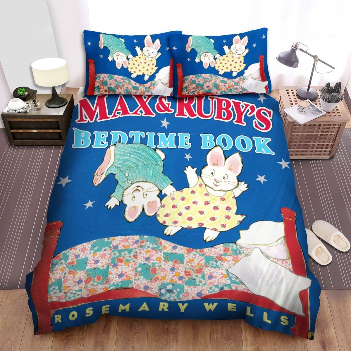 Max & Rubys Time Book Bedding Sets Duvet Cover, Flatsheet, Pillowcase For Your Lover
