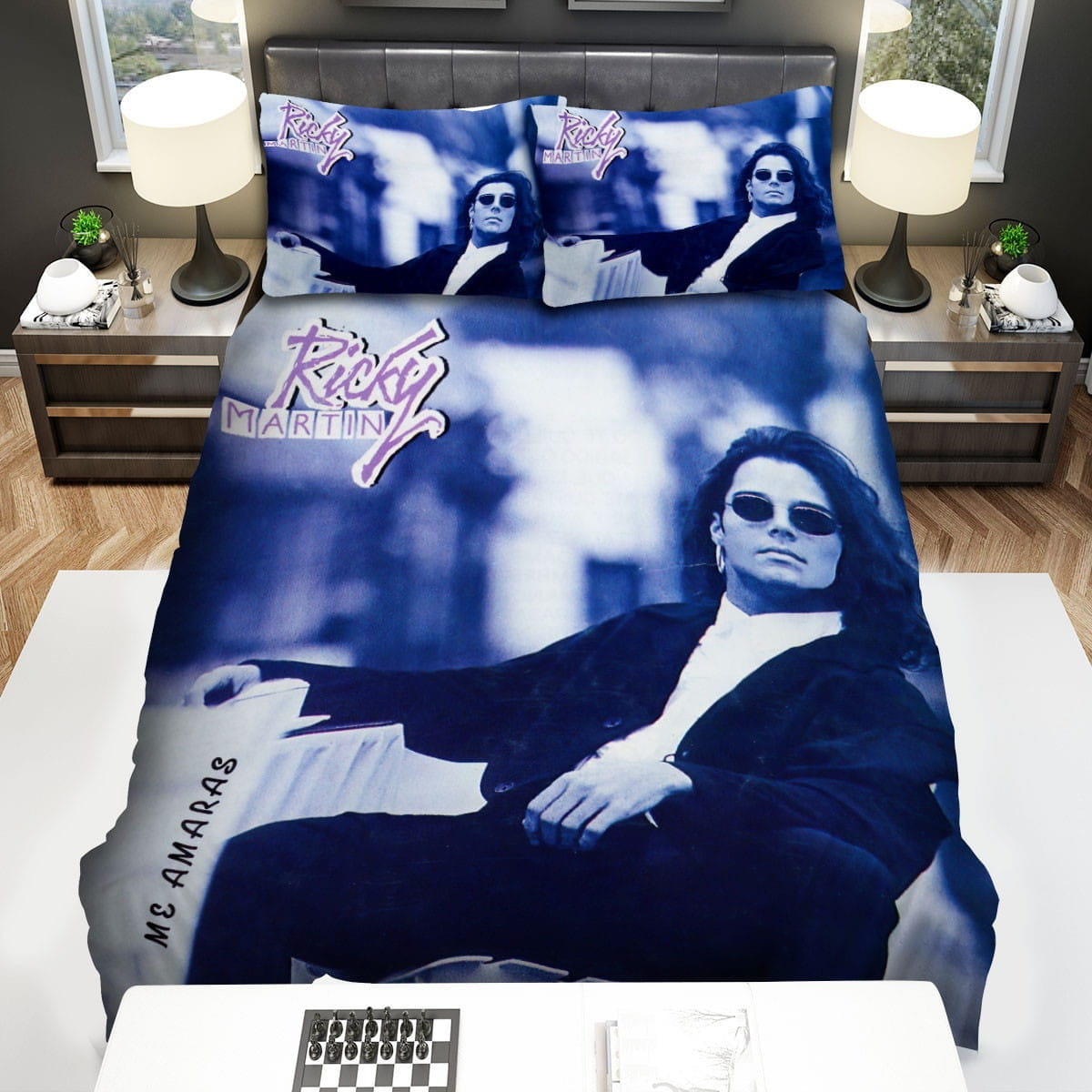 Me Amaras Ricky Martin Bedding Sets, Flatsheet Gift For Christmas, Thanksgiving, Halloween