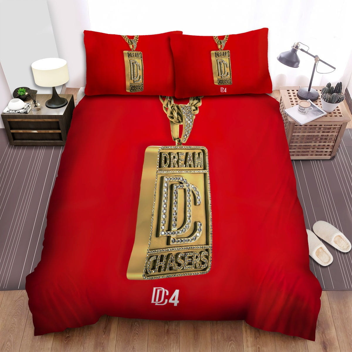 Meek Mill Necklace Bedding Sets Duvet Cover, Flatsheet, Pillowcases Perfect Gift For Fans