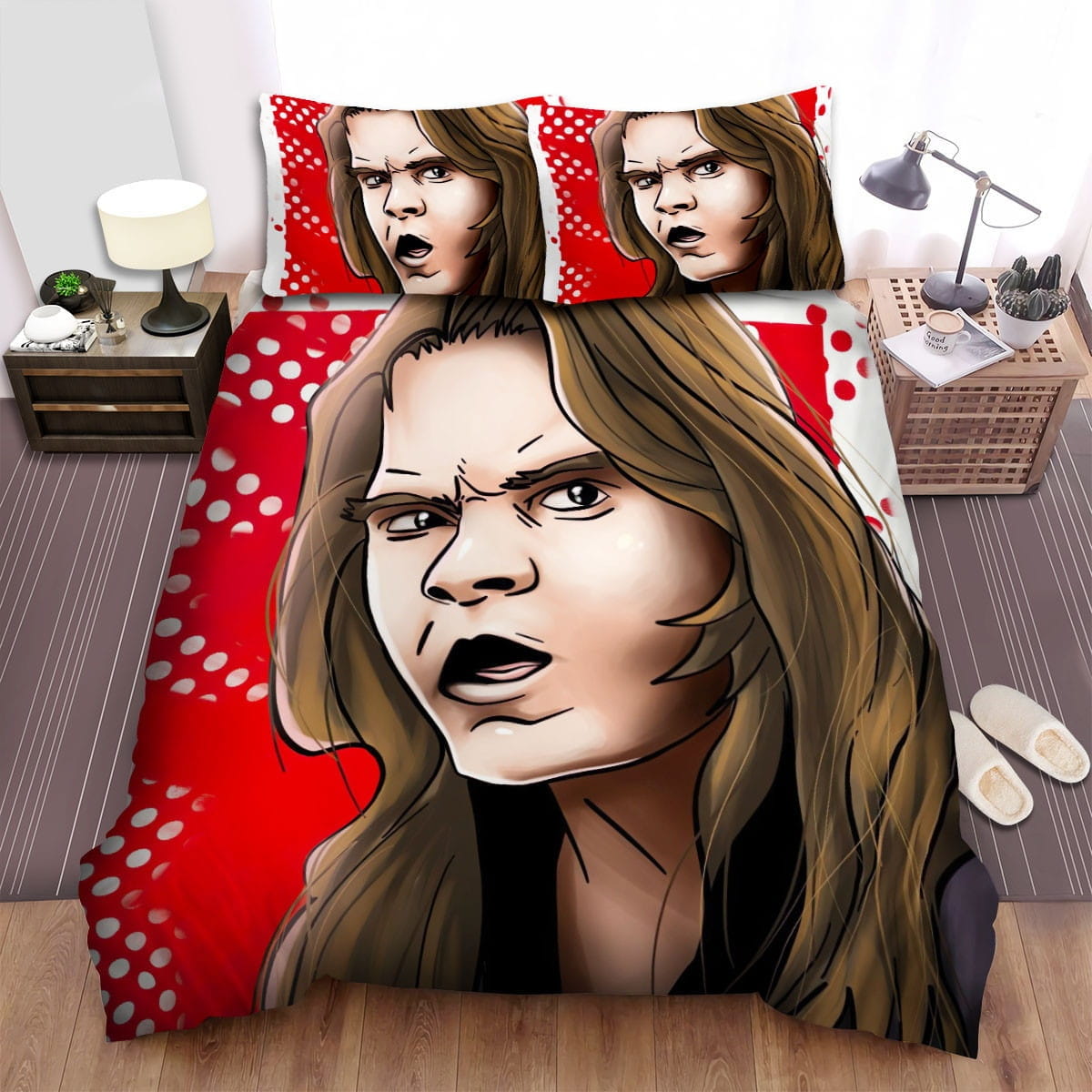 Meat Loaf Bedding Set, Gift For Christmas, Birthday, Thanksgiving