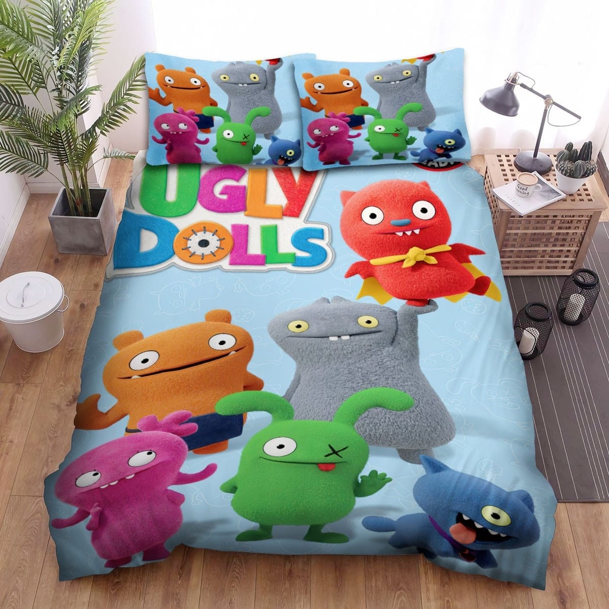 Meet The Ugly Dolls Bedding Sets Duvet Cover, Flatsheet, Pillowcase For Your Lover