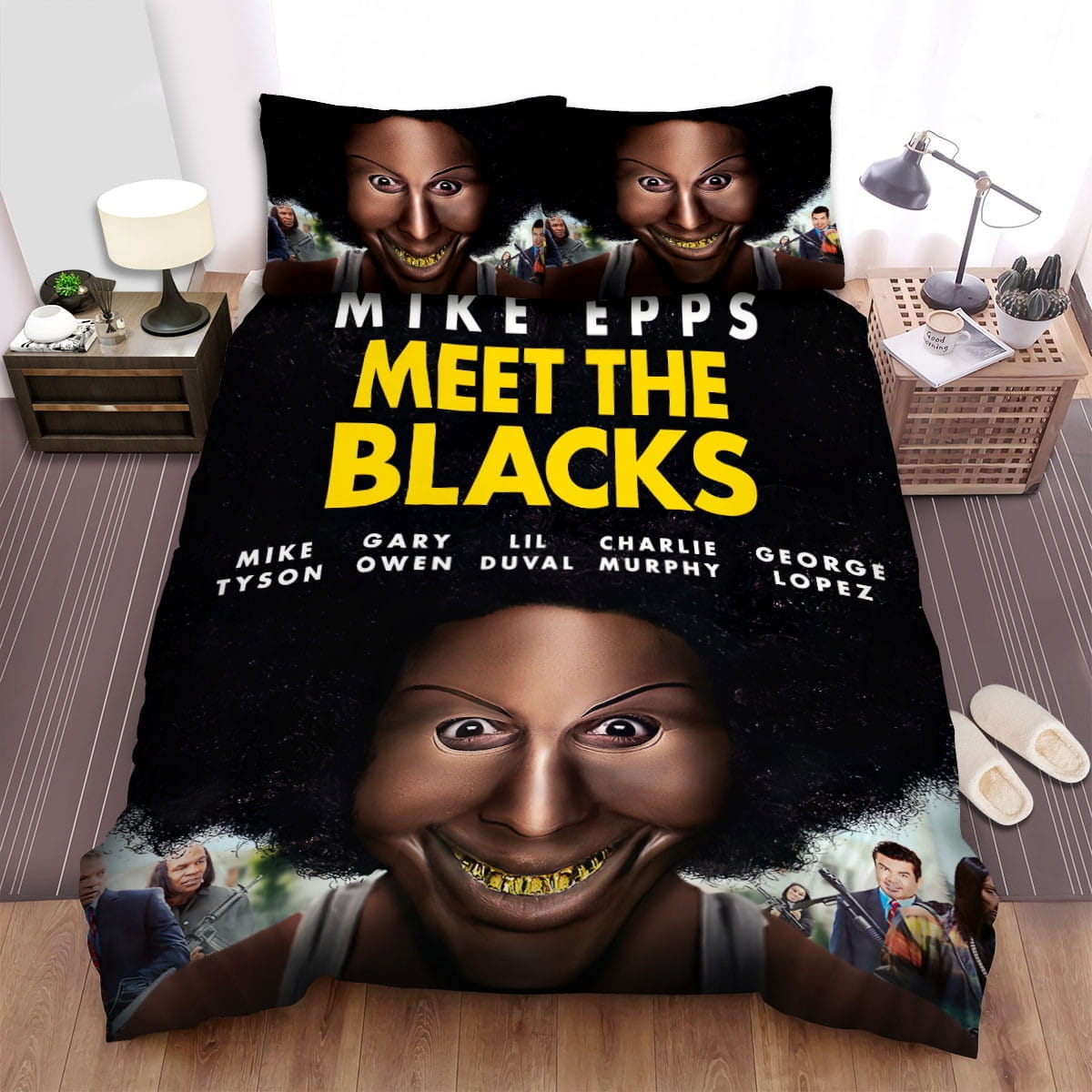 Meet The Blacks Poster Bedding Sets Duvet Cover, Flatsheet, Pillowcases For Every Bedroom
