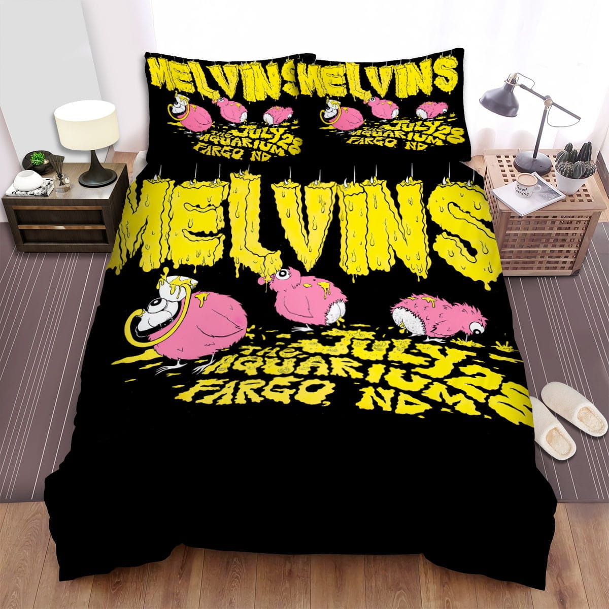 Melvins Bird Bedding Sets, Flatsheet Gift For Wife, Husband, Besties