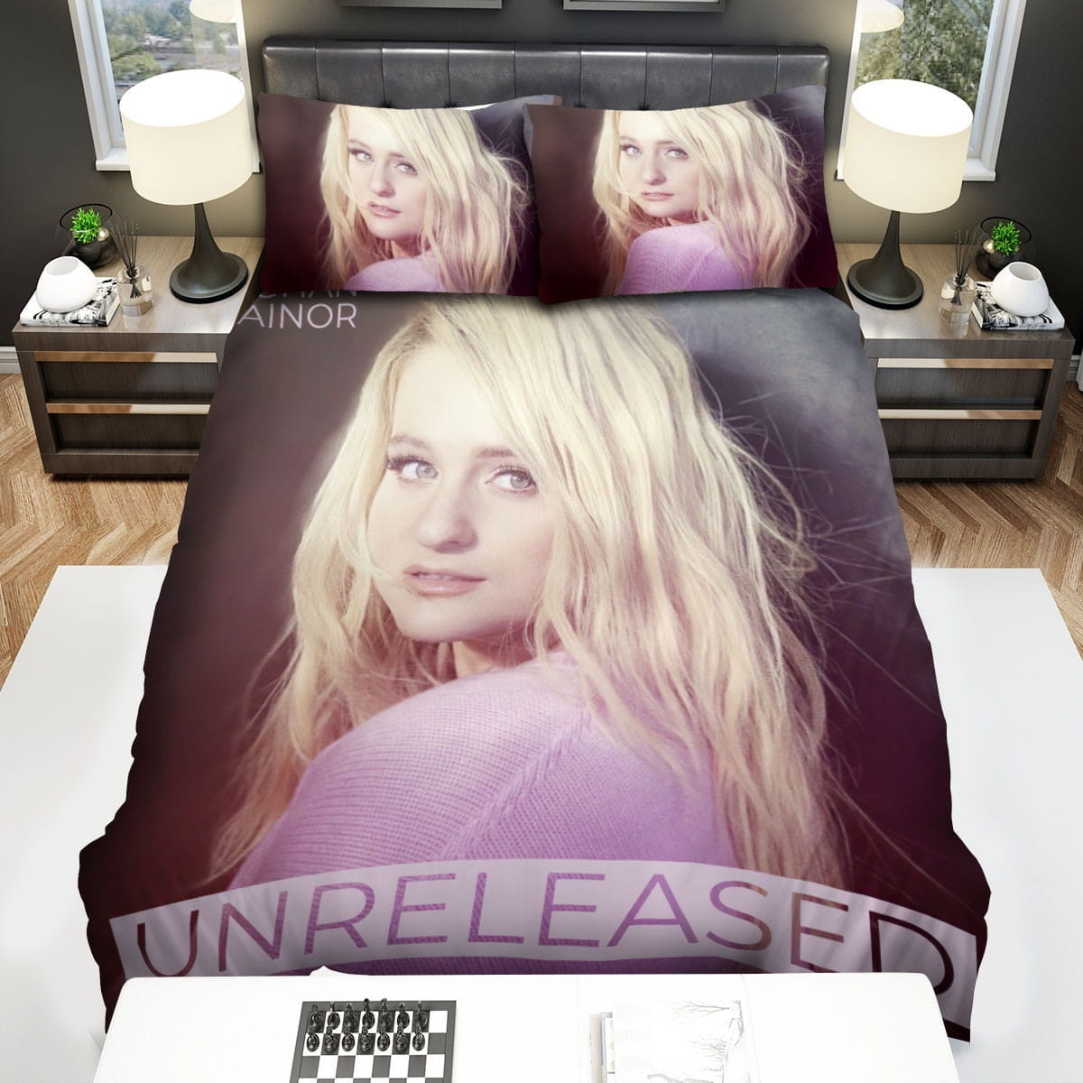 Meghan Trainor Unreleashed Bedding Sets Duvet Cover, Flatsheet, Pillowcases Perfect Gift For Fans