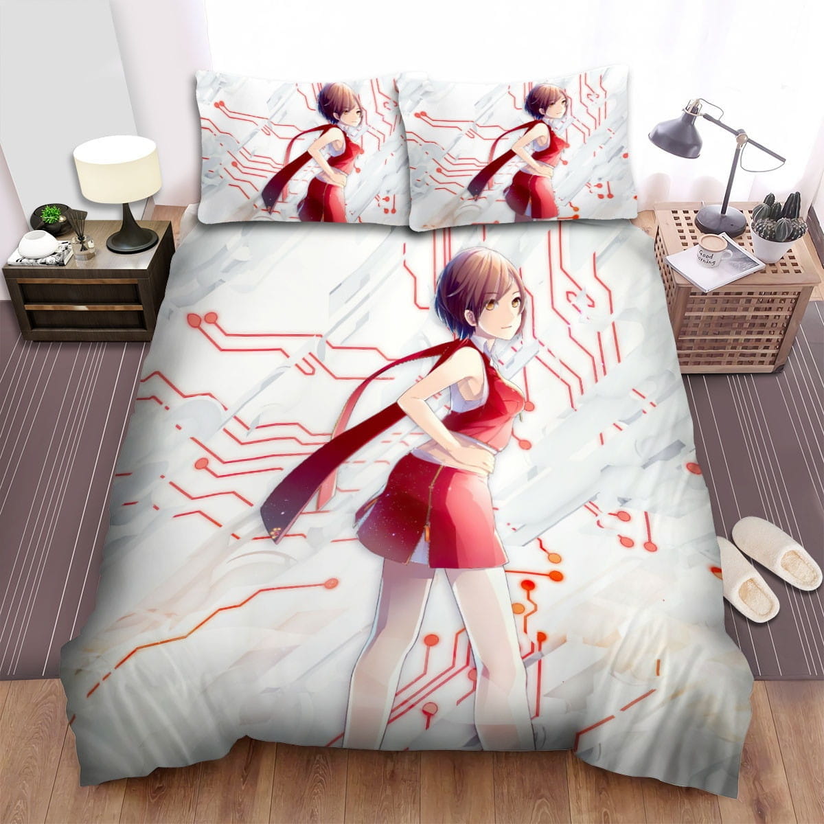 Meiko (Vocaloid) Bedding Sets Duvet Cover, Flatsheet, Pillowcases Perfect Gift For Fans