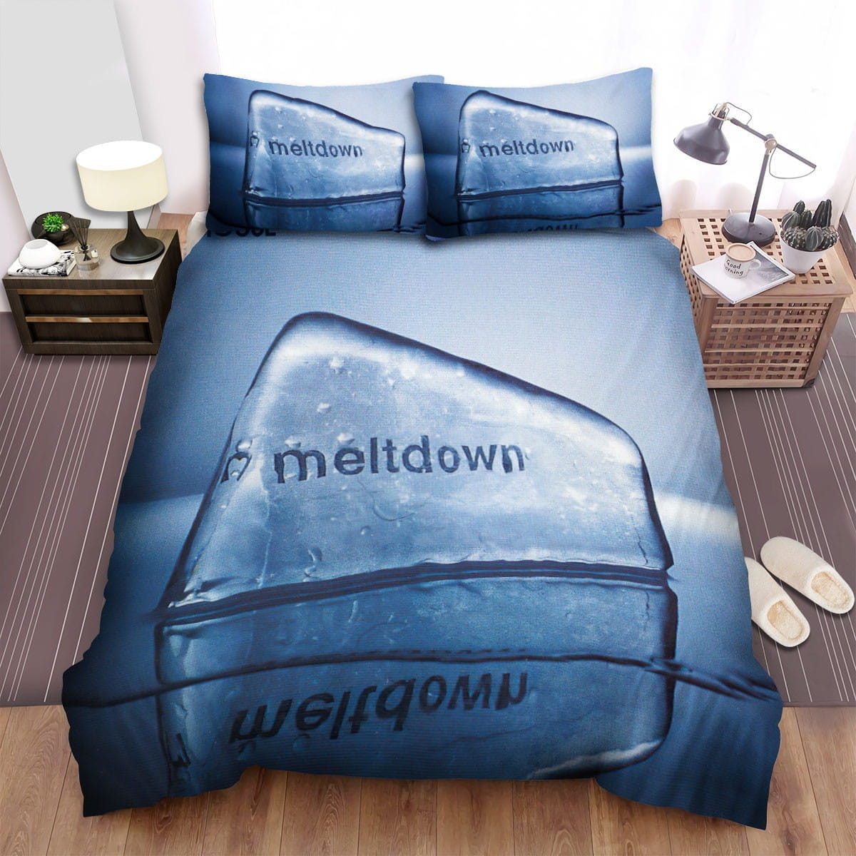 Meltdown Icehouse Bedding Sets Duvet Cover, Flatsheet, Pillowcases Perfect Gift For Fans