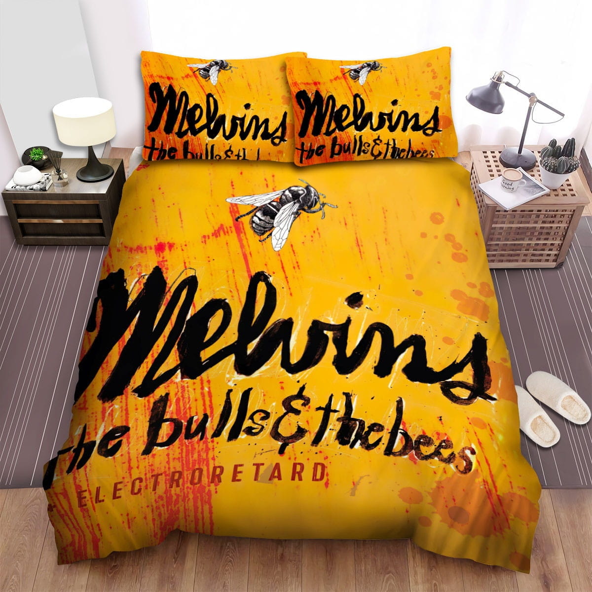 Melvins Bee Bedding Sets, Flatsheet Gift For Wife, Husband, Besties
