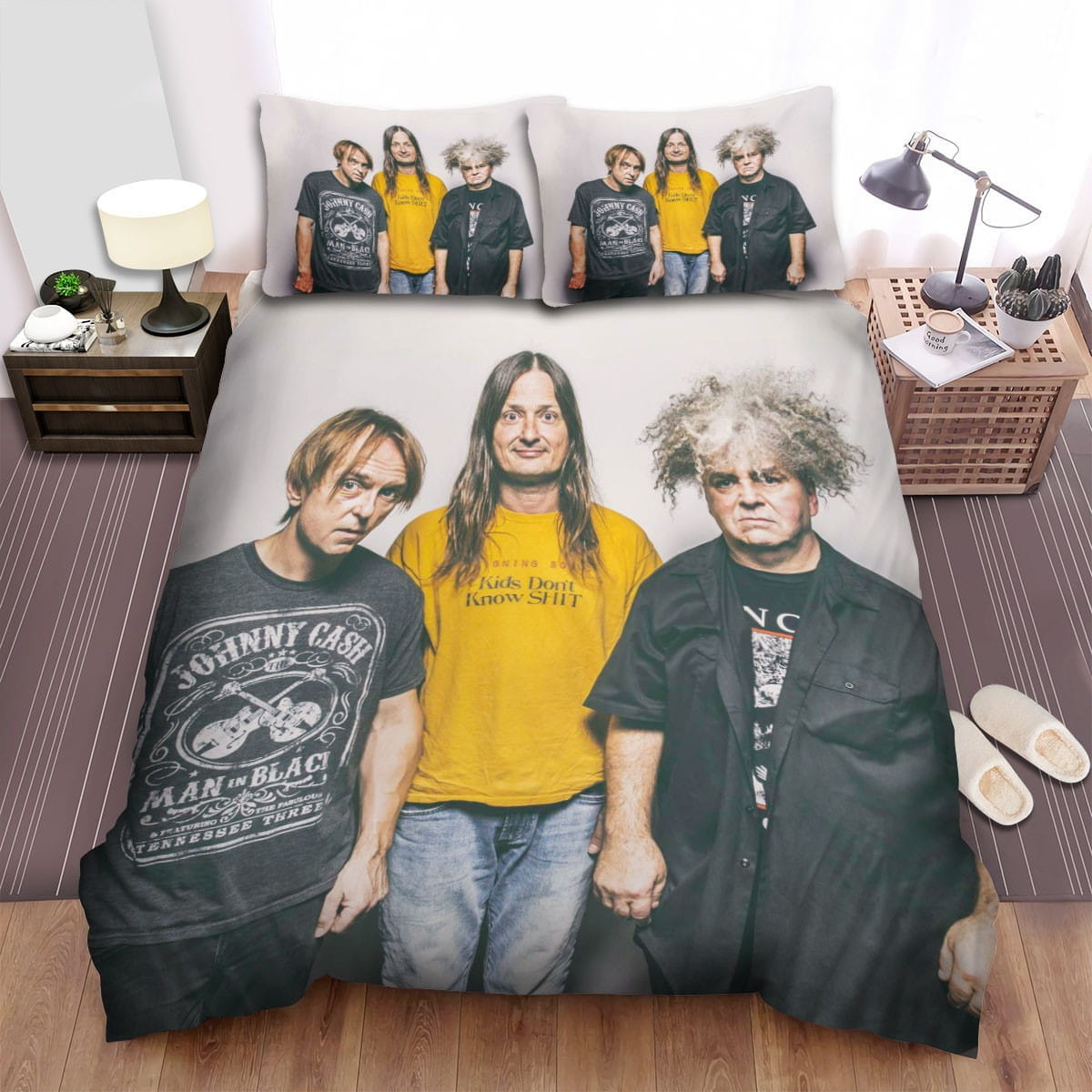 Melvins Three Bedding Set, Gift For Christmas, Birthday, Thanksgiving