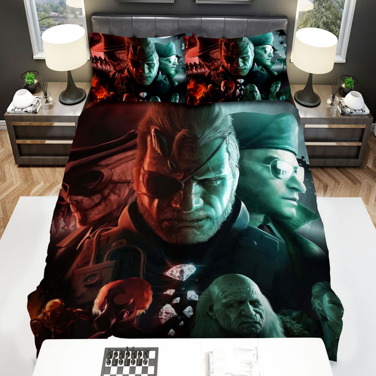 Metal Gear Solid The Squad Bedding Sets, Flatsheet Gift For Wife, Husband, Besties