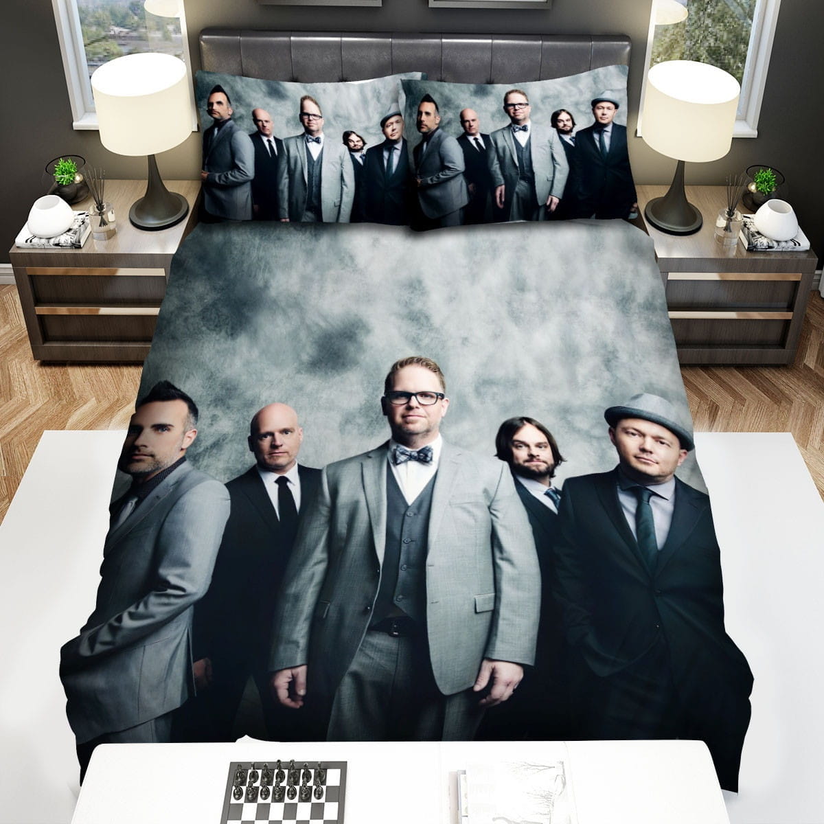Mercyme Photo Member Decorative Bedding Sets with Duvet Cover, Flatsheet, Pillowcases