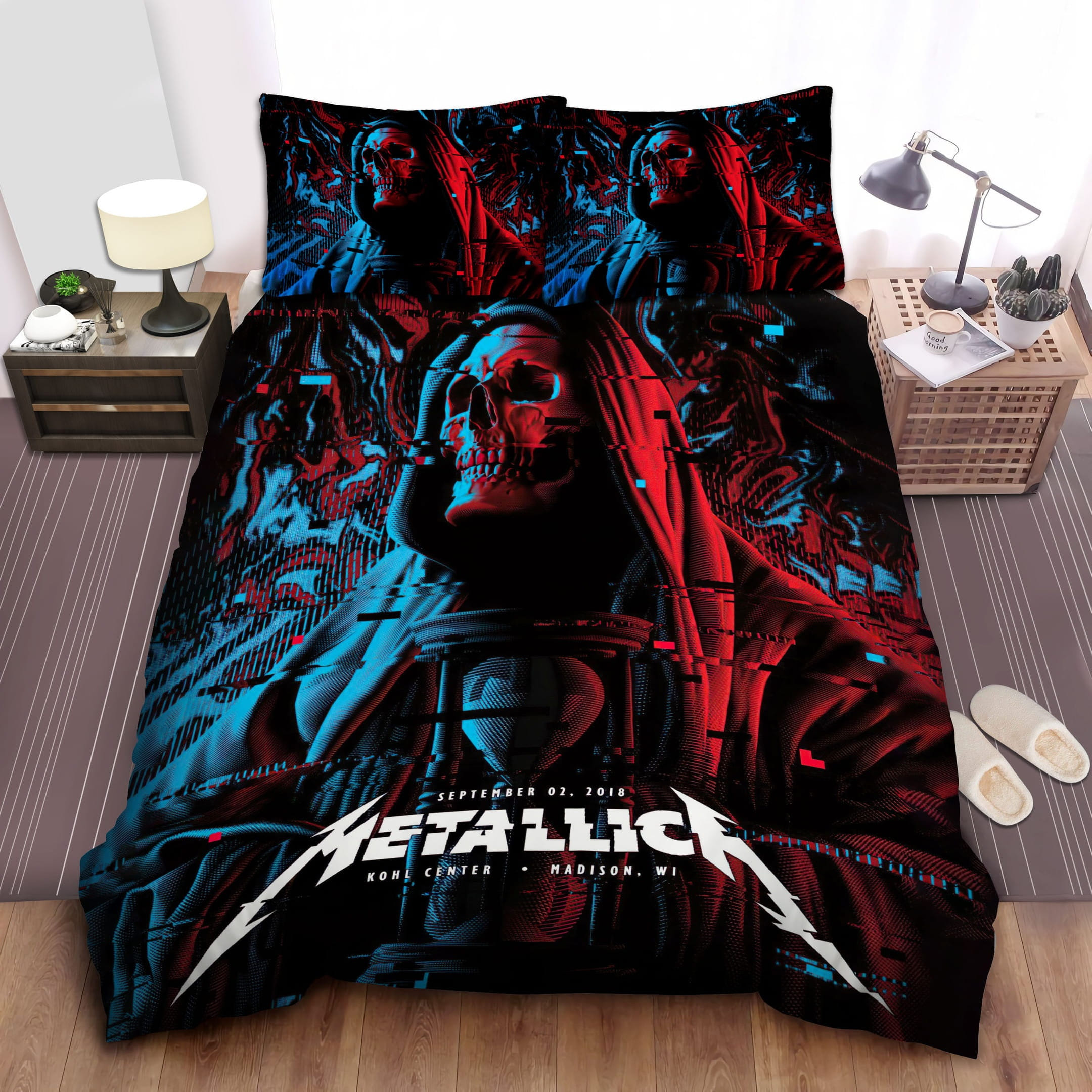 Metallica In Madison Bedding Set, Gift For Christmas, Birthday, Thanksgiving