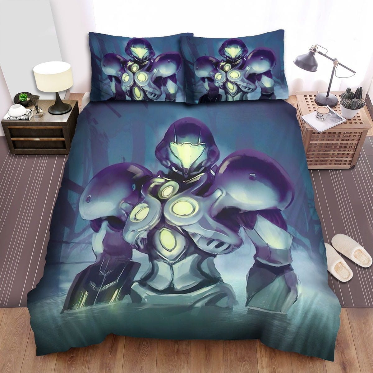 Metroid Bedding Set, Gift For Christmas, Birthday, Thanksgiving