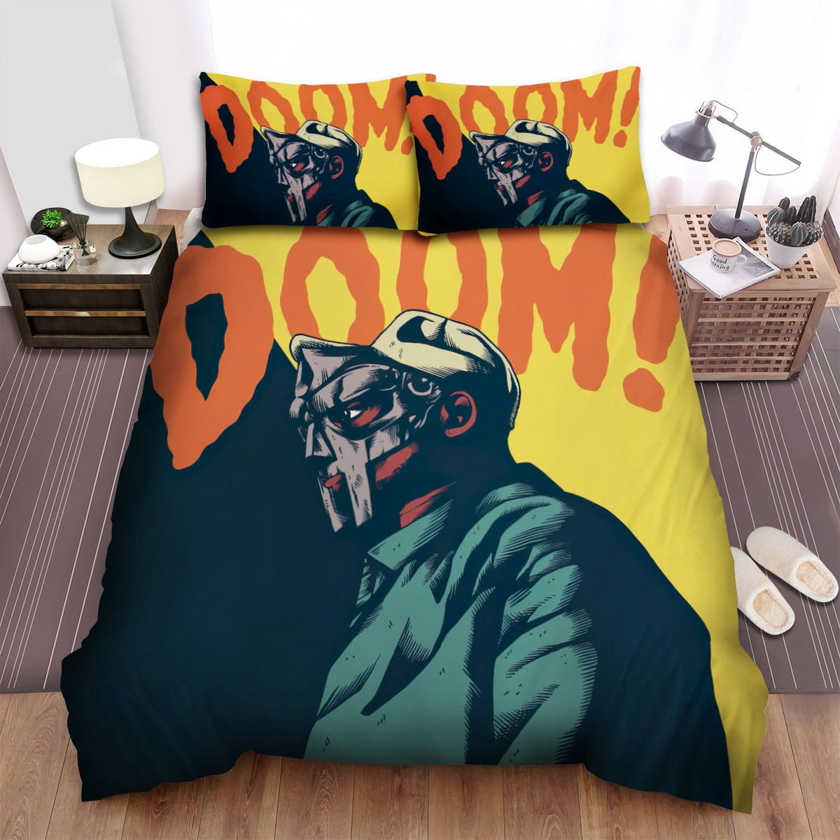 Mf Doom Art Bedding Sets Duvet Cover, Flatsheet, Pillowcases For Every Bedroom