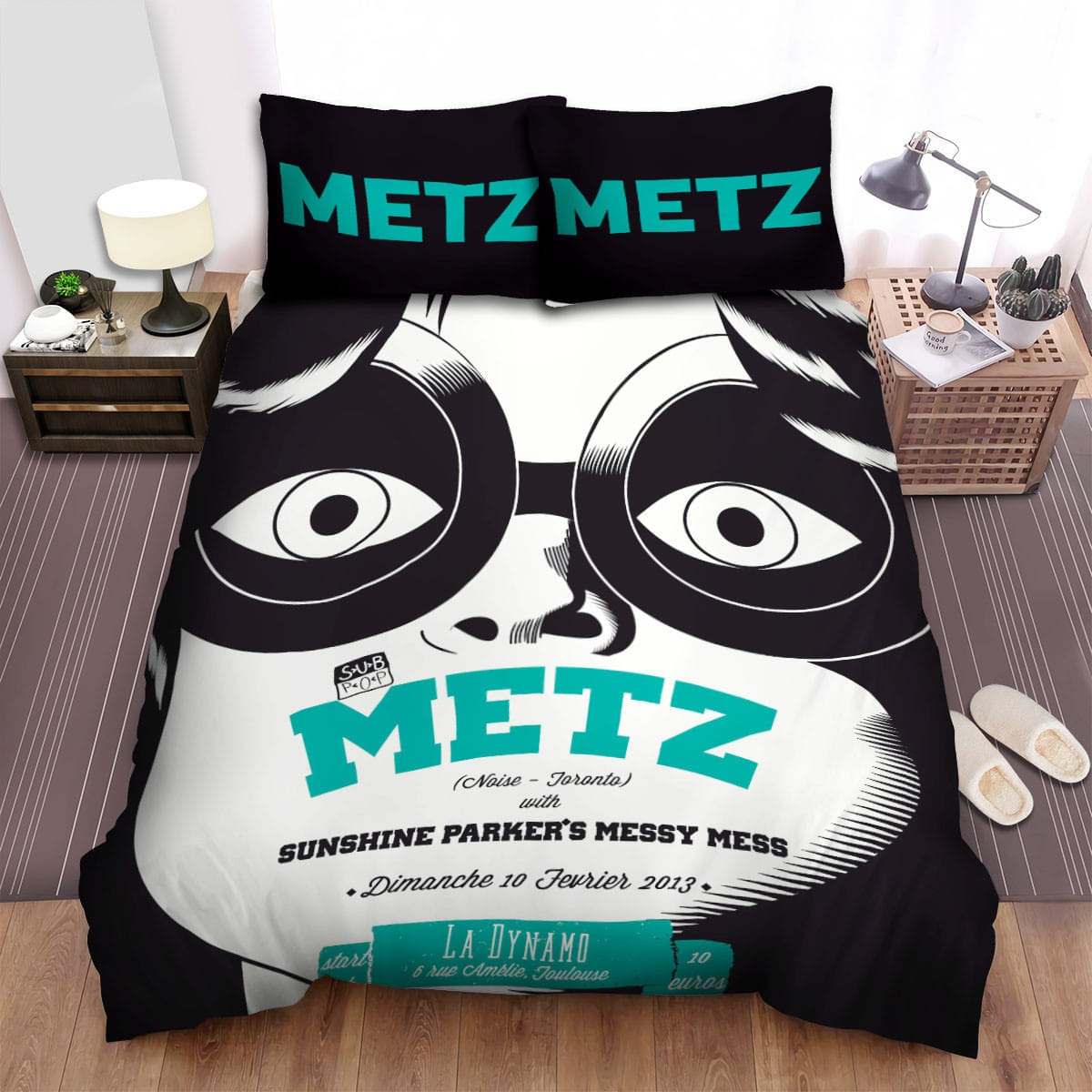 Metz Band La Dinamo Bedding Set, Gift For Christmas, Birthday, Thanksgiving