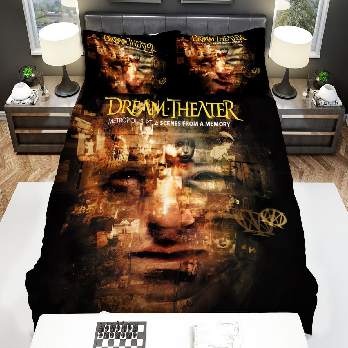 Metropolis Bedding Sets, Flatsheet Gift For Christmas, Thanksgiving, Halloween